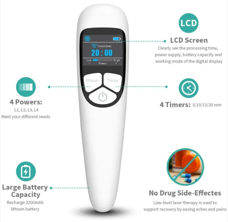 PhysioSpine™ Professional Cold Laser Therapy Device for Pain Relief